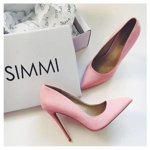 ‼️Make Offer- Simmi Pink Suede - NWOT